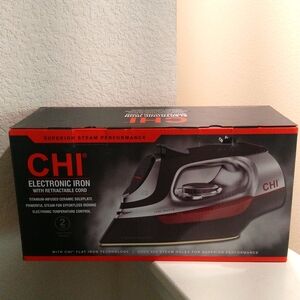 New Chi electronic clothing iron with retractable cord 1700 watts
